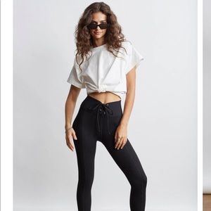 NWT Year of Ours Ribbed Football Legging Sz S